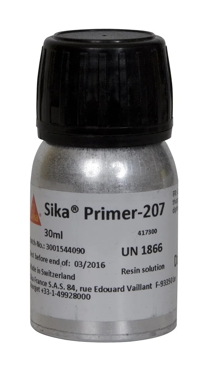 SIKA Primer 207, Haftgrundierung ohne Aktivator-Auftrag, 30 ml, Schwarz