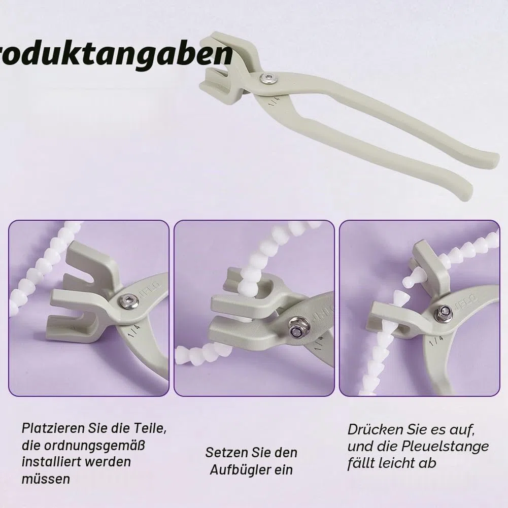OLYCRAFT Legierungs Montagezange Legierungszange 12/14/16mm Höhe Puppenskelett Verbindungswerkzeug Puppenskelett Installationszange Für Handgefertigte Handwerksherstellung Puppenherstellung