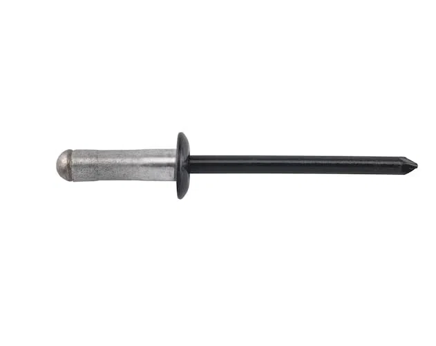 Blindnieten Flachkopf Ø 4 mm in Alu/Edelstahl Länge 10 mm Nieten Flachrundkopf (100, für anthrazit RAL 7016, 4 x 10 mm)