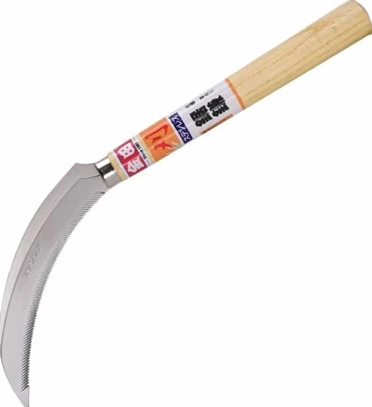 Halbmondförmige Sichel aus Edelstahl für den Garten, 160 mm (A)