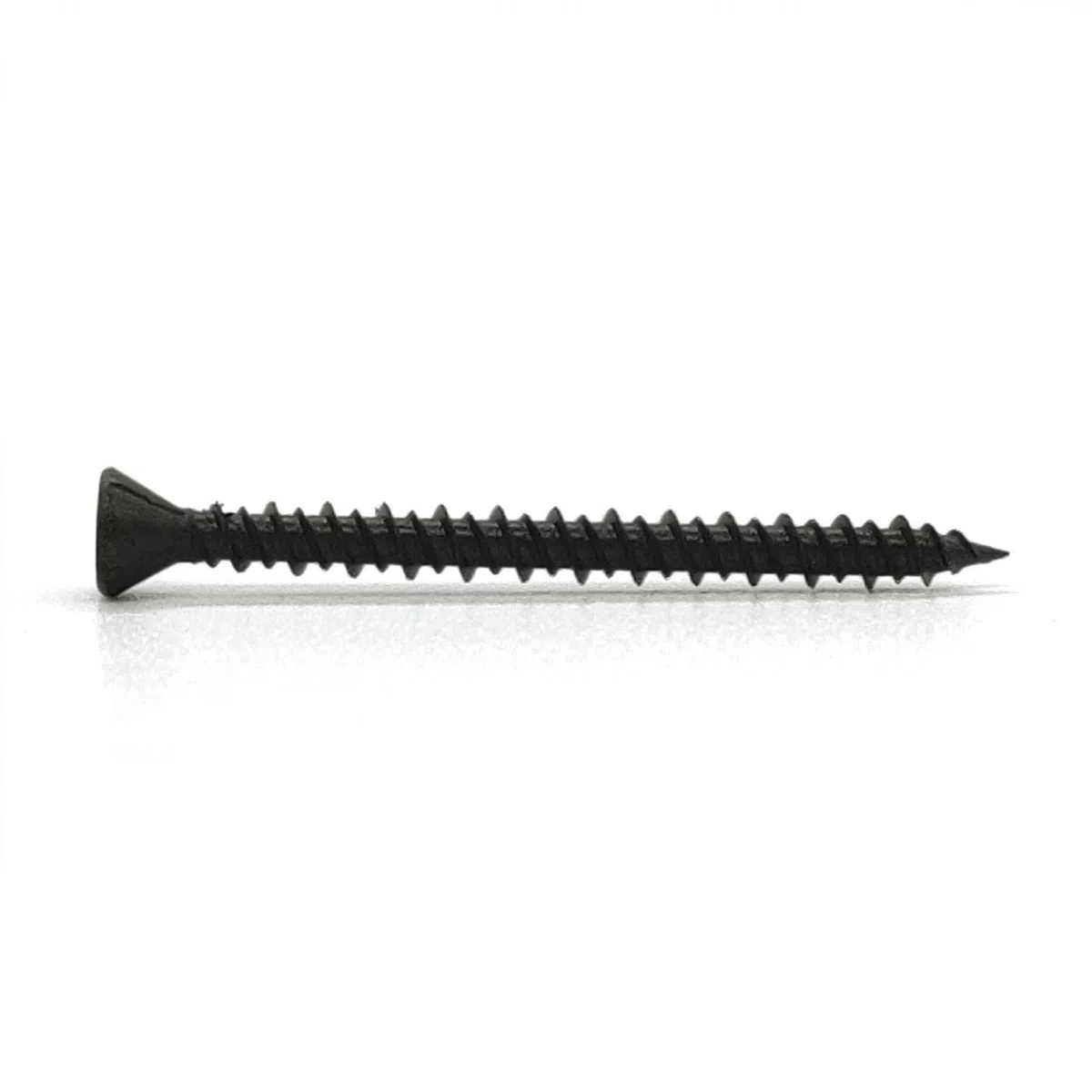 Faserplattenschrauben mit Hi-Lo-Gewinde, Fräsrippen, phosphatiert, PH2, lose - 1000 Stück (3,9 x 35 mm)
