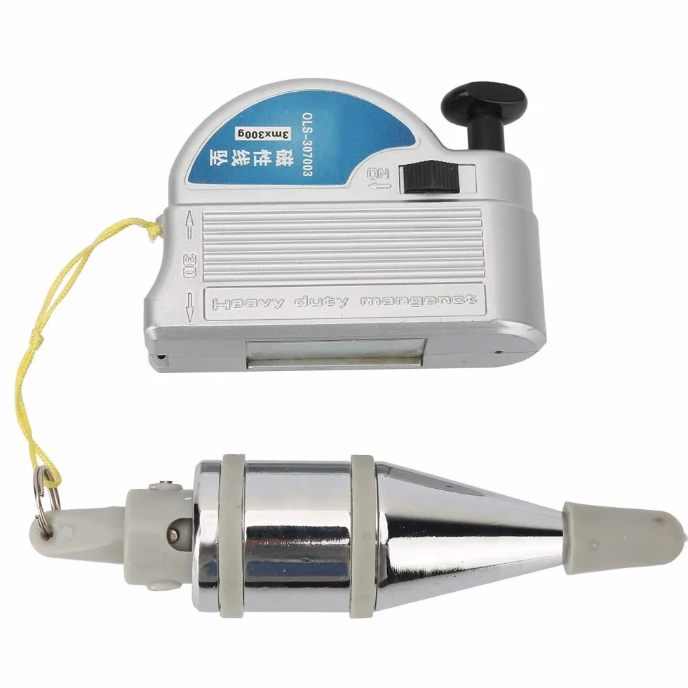 Automatisches Senklot – Senklot Setter Magnetisches Senklot Zum Aufhängen Drahthammer Magnetisches Senklot Vertikales Messwerkzeug(3meter/9.84feet)