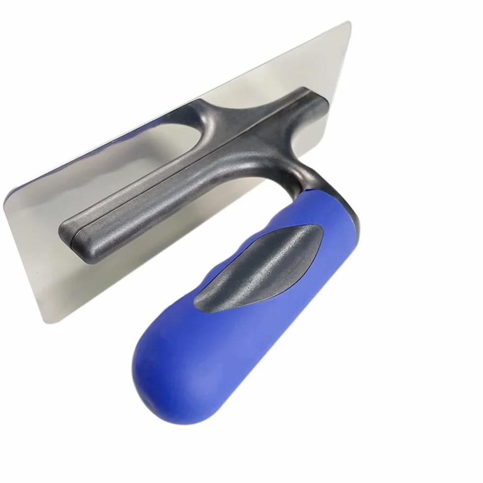 Beton Edger Venezianische Kelle Aus Edelstahl, Glättkelle Trockenbau zum Lackieren, Trimmshaper, Verputzen Putzkelle Maurerkellen mit Softgriff, Glätter Spachtel, Finishing Der Trottoiropper