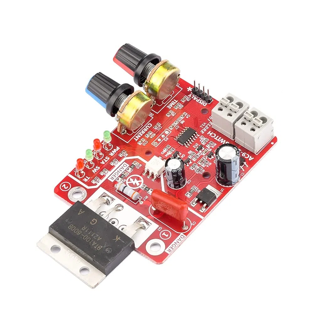 Digitales SchweißEn Zeit Steuerung Anzeige SchweißGeräT AC 110V 220V 9V Transformator Controller Board 100A