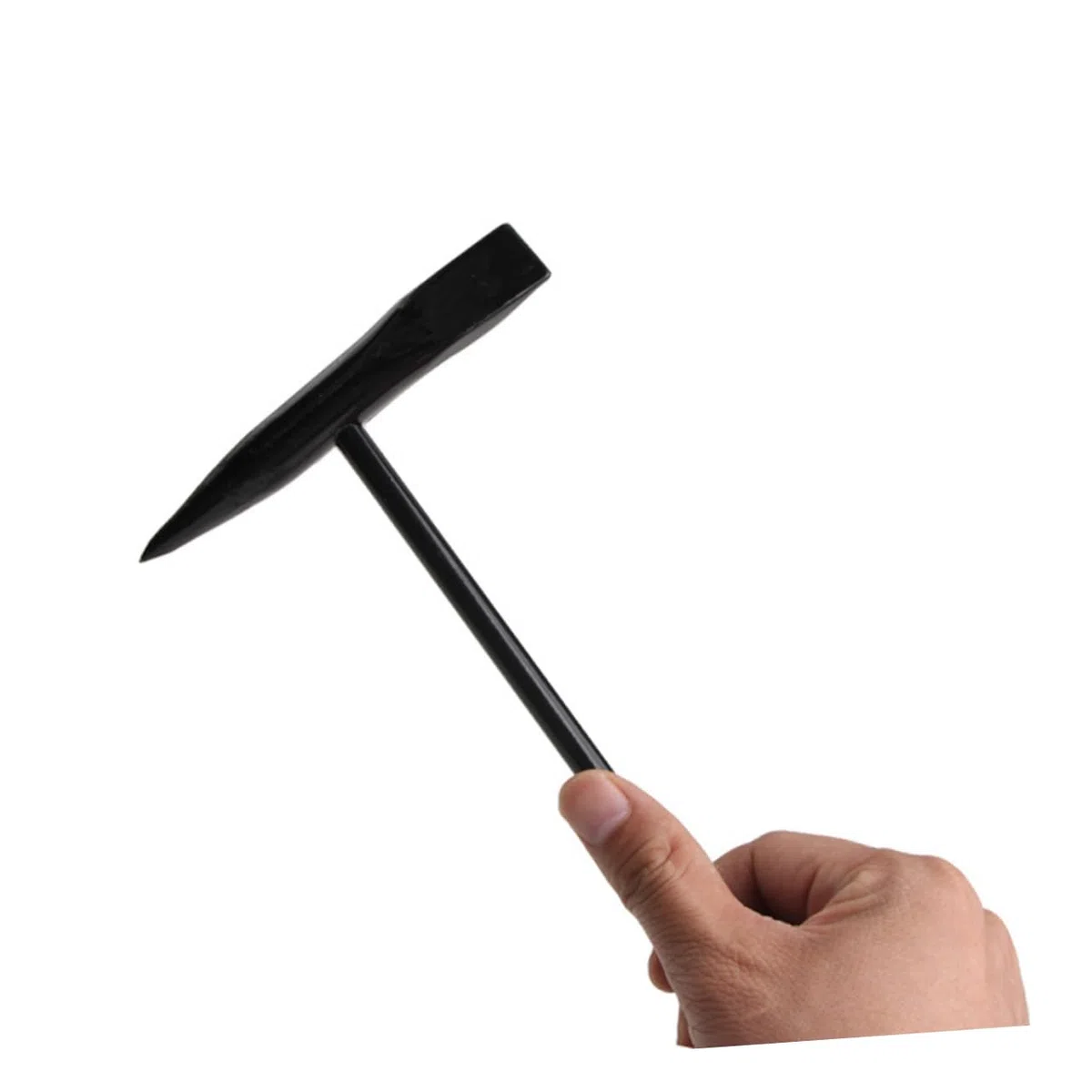 NUOBESTY Schweißschlackenhammer 300g aus Kohlenstoffstahl mit Federgriff und Anti Verlust Haken Robustes Schweißwerkzeug für Haushalts und Maschinenanwendungen