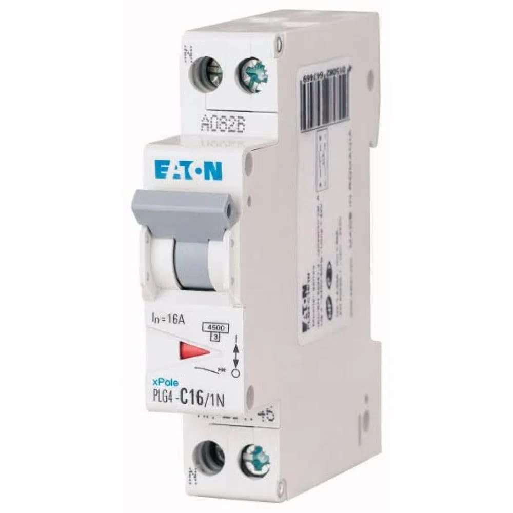 Eaton Leitungsschutzschalter Typ C, Pol 1P+N 16A DIN-Schienen-Montage