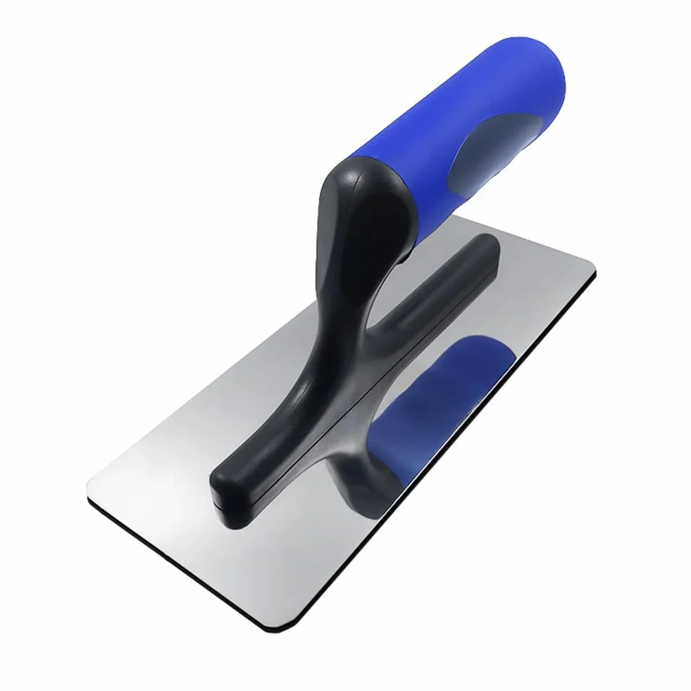 Beton Edger Venezianische Kelle Aus Edelstahl, Glättkelle Trockenbau zum Lackieren, Trimmshaper, Verputzen Putzkelle Maurerkellen mit Softgriff, Glätter Spachtel, Finishing Der Trottoiropper