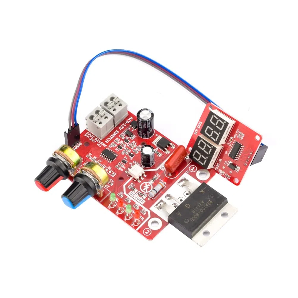 Digitales SchweißEn Zeit Steuerung Anzeige SchweißGeräT AC 110V 220V 9V Transformator Controller Board 100A
