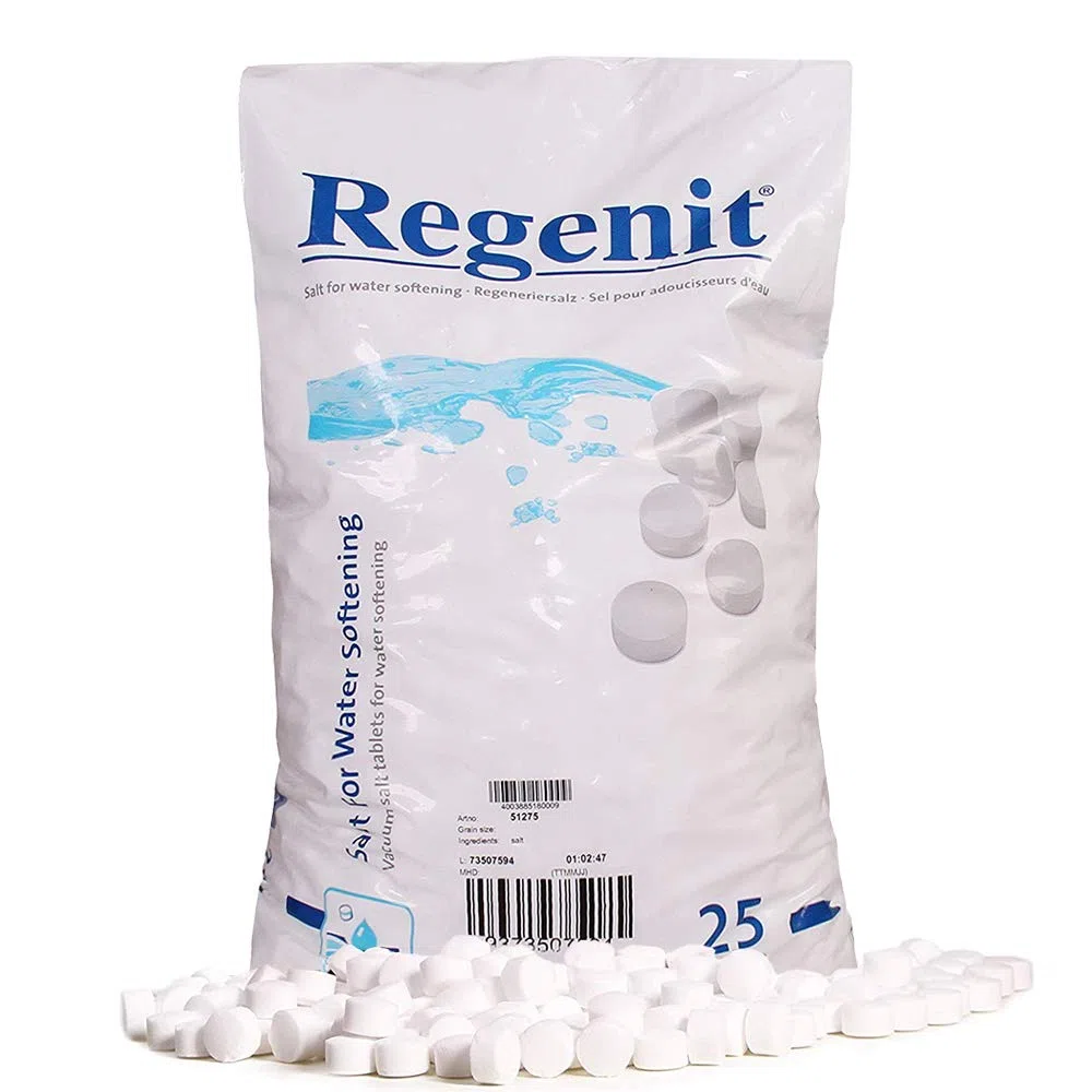 Regeneriersalz Tabletten Siedesalz zur Wasserenthärtung 25 kg Sack