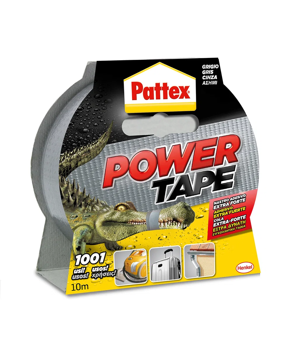 Pattex Power Tape 50 x 10 m, Grau