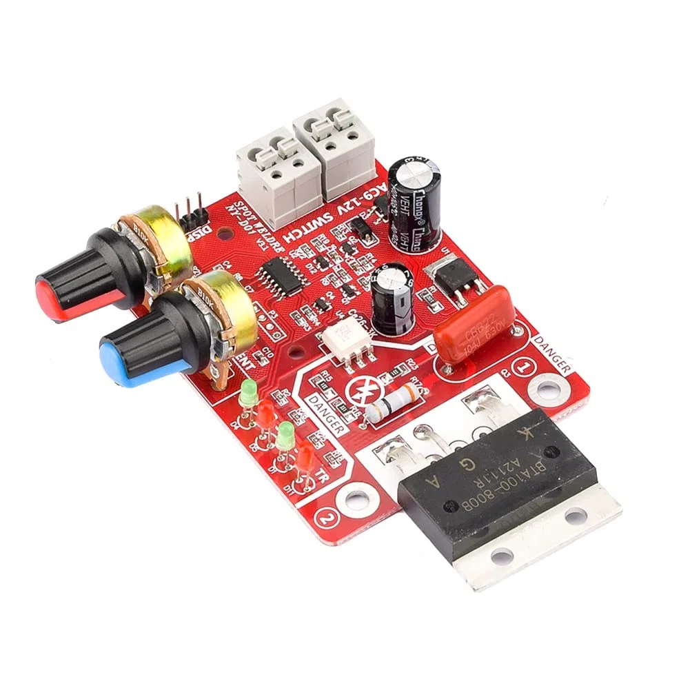 Digitales SchweißEn Zeit Steuerung Anzeige SchweißGeräT AC 110V 220V 9V Transformator Controller Board 100A