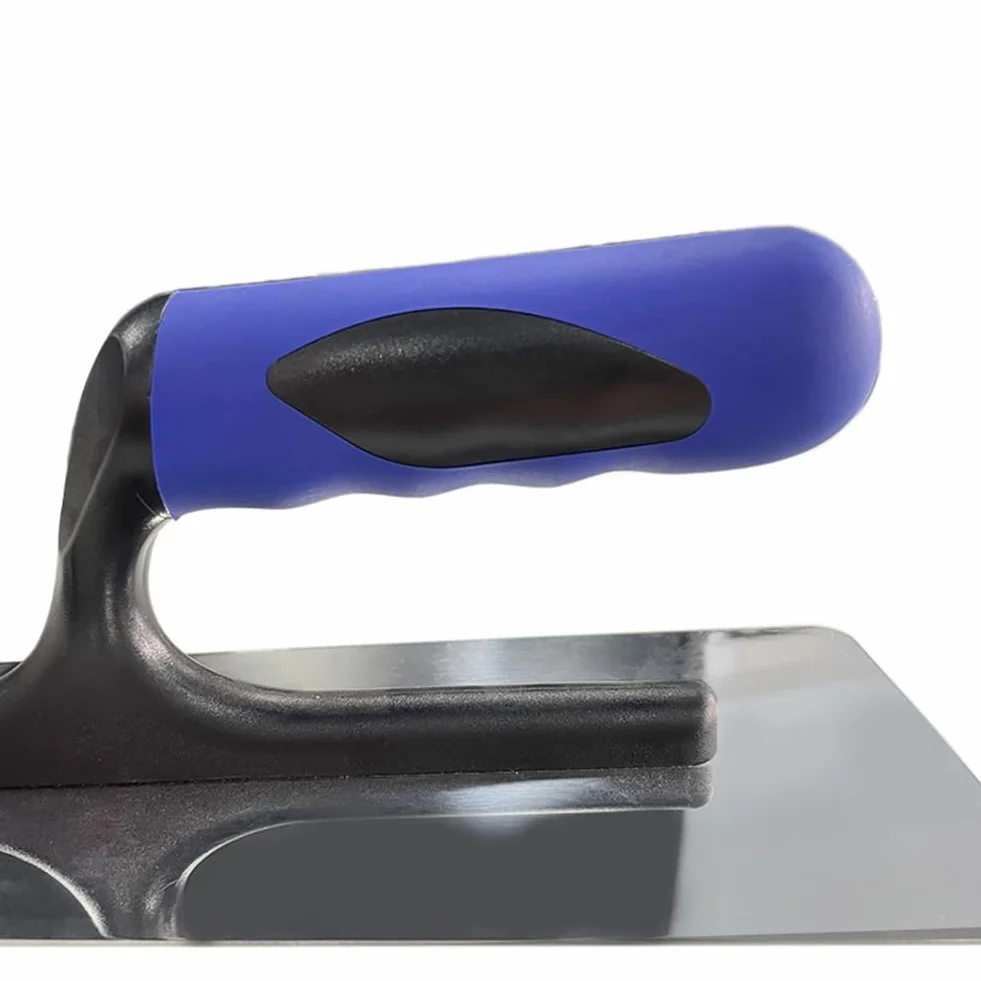 Beton Edger Venezianische Kelle Aus Edelstahl, Glättkelle Trockenbau zum Lackieren, Trimmshaper, Verputzen Putzkelle Maurerkellen mit Softgriff, Glätter Spachtel, Finishing Der Trottoiropper