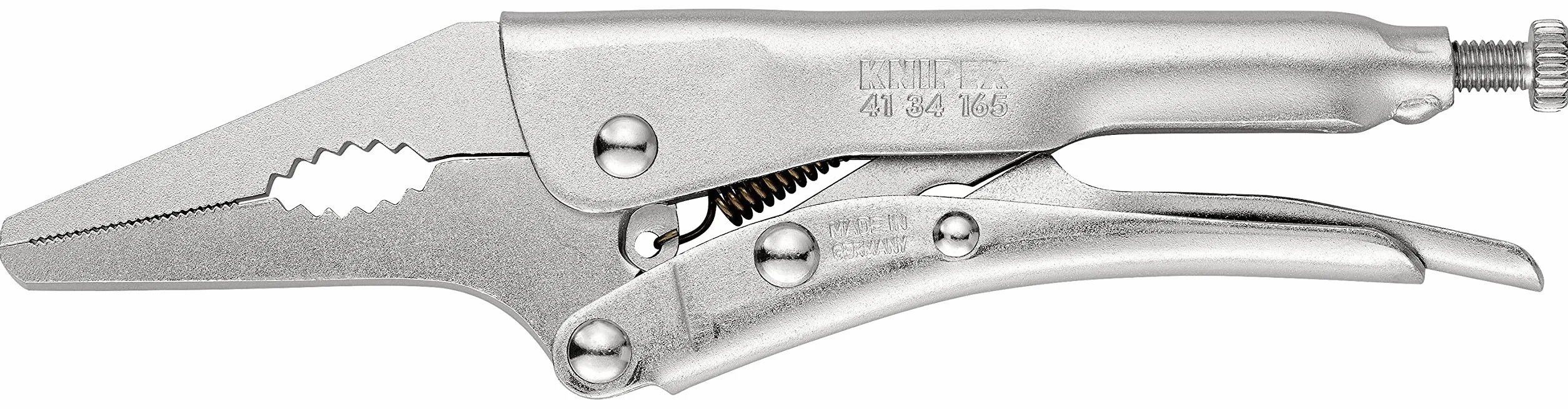 KNIPEX Gripzange verzinkt 165 mm, 41 34 165