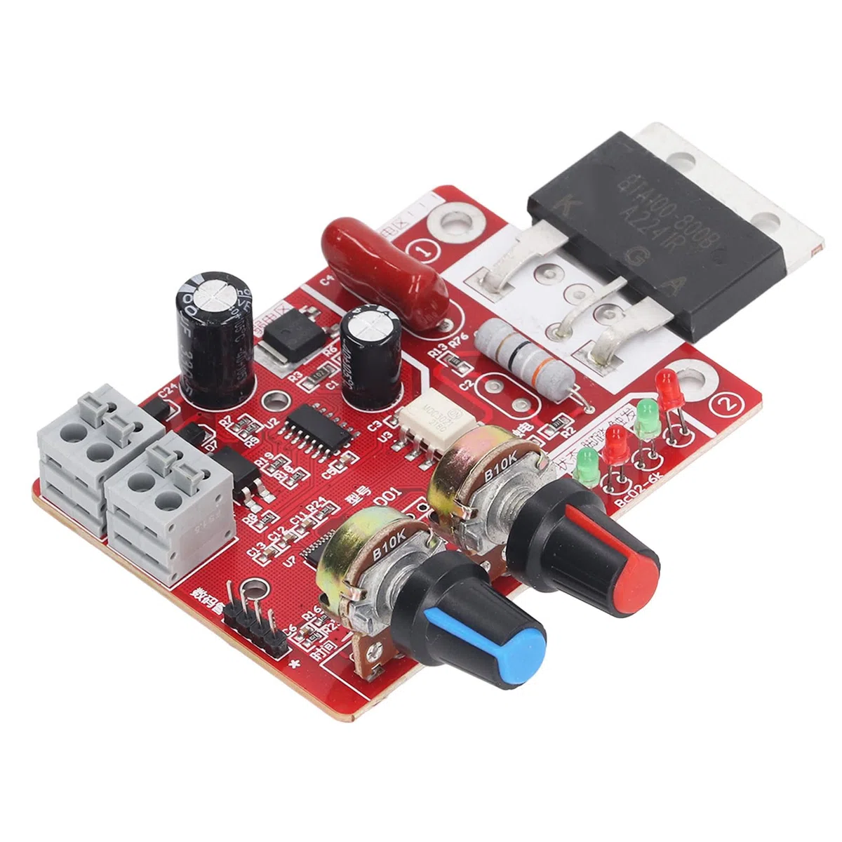 Punktschweiß-Steuerplatine, Digitale PCB-Leiterplatine für DIY-Punktschweißgerät mit Zeitstromsteuerung, Hochleistungs-Punktschweißmaschine Platine für präzises Schweißen