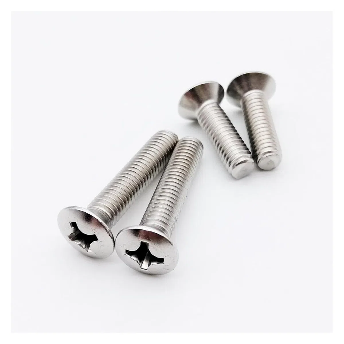 10/50 Stück M2 M2,5 M3 M4 M5 M6 GB820 DIN966 A2-70 304 Edelstahl Kreuz erhöhter Senkkopf halbovaler Schraubenbolzen (Color : 10mm, Size : 10pcs M5)