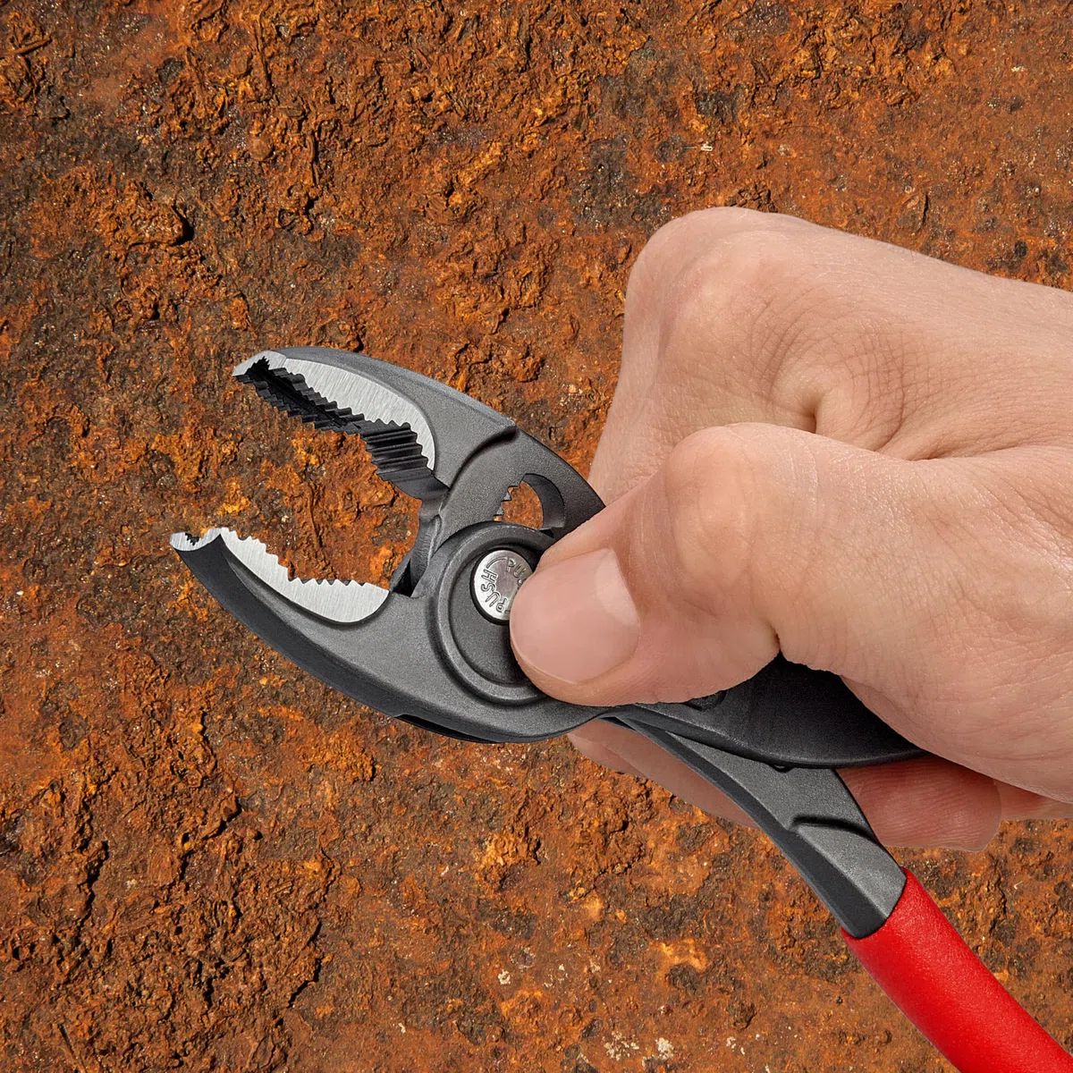 KNIPEX TwinGrip Front- und Seitengreifzange mit rutschhemmendem Kunststoff überzogen 200 mm, 82 01 200