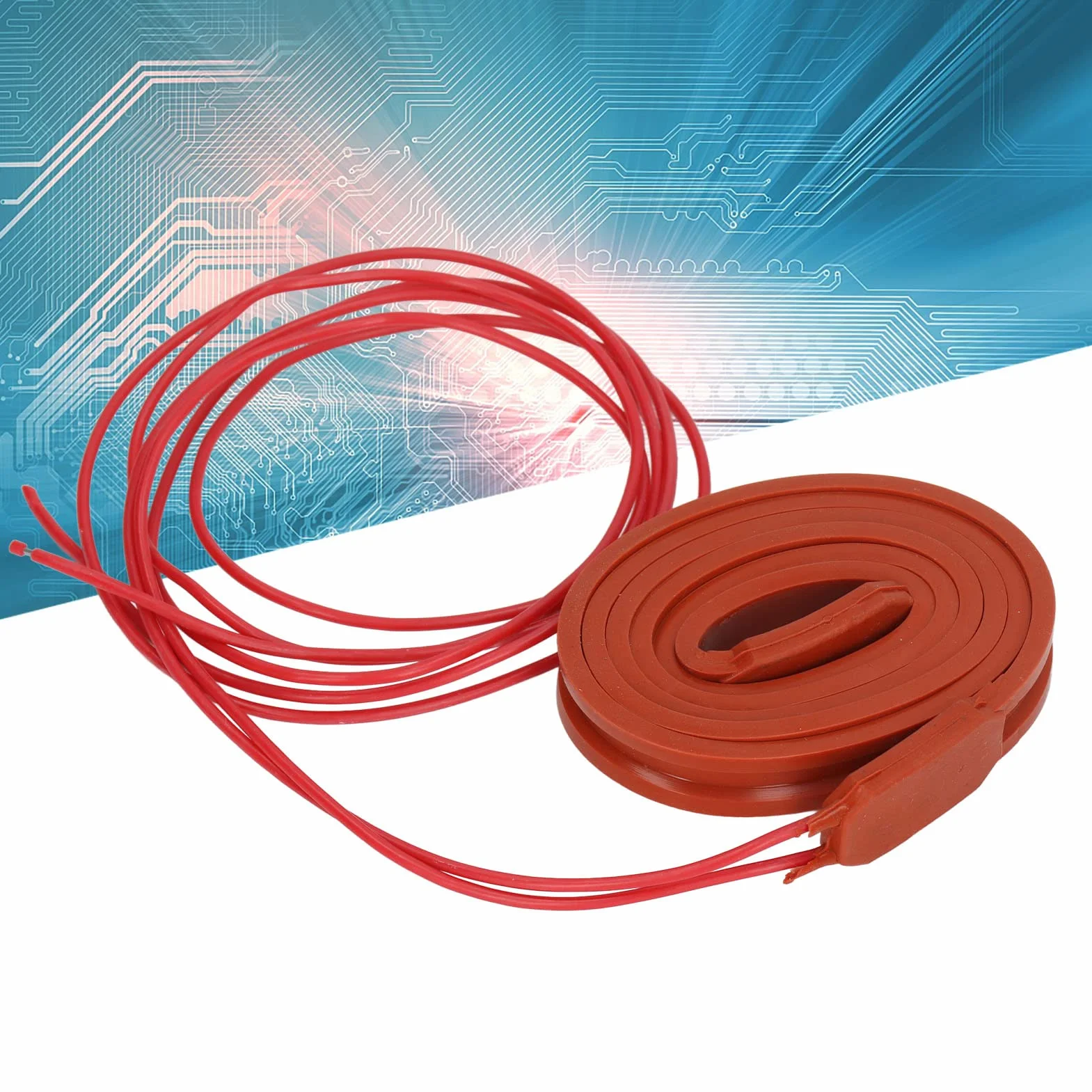 Ölrohr heizungen 80W selbst gesteuerte Heizkabel Wasserdicht Flexible Silikon Heizband Frost Heizleitungen Klimaanlage Kompressor Heizband(DC12V)