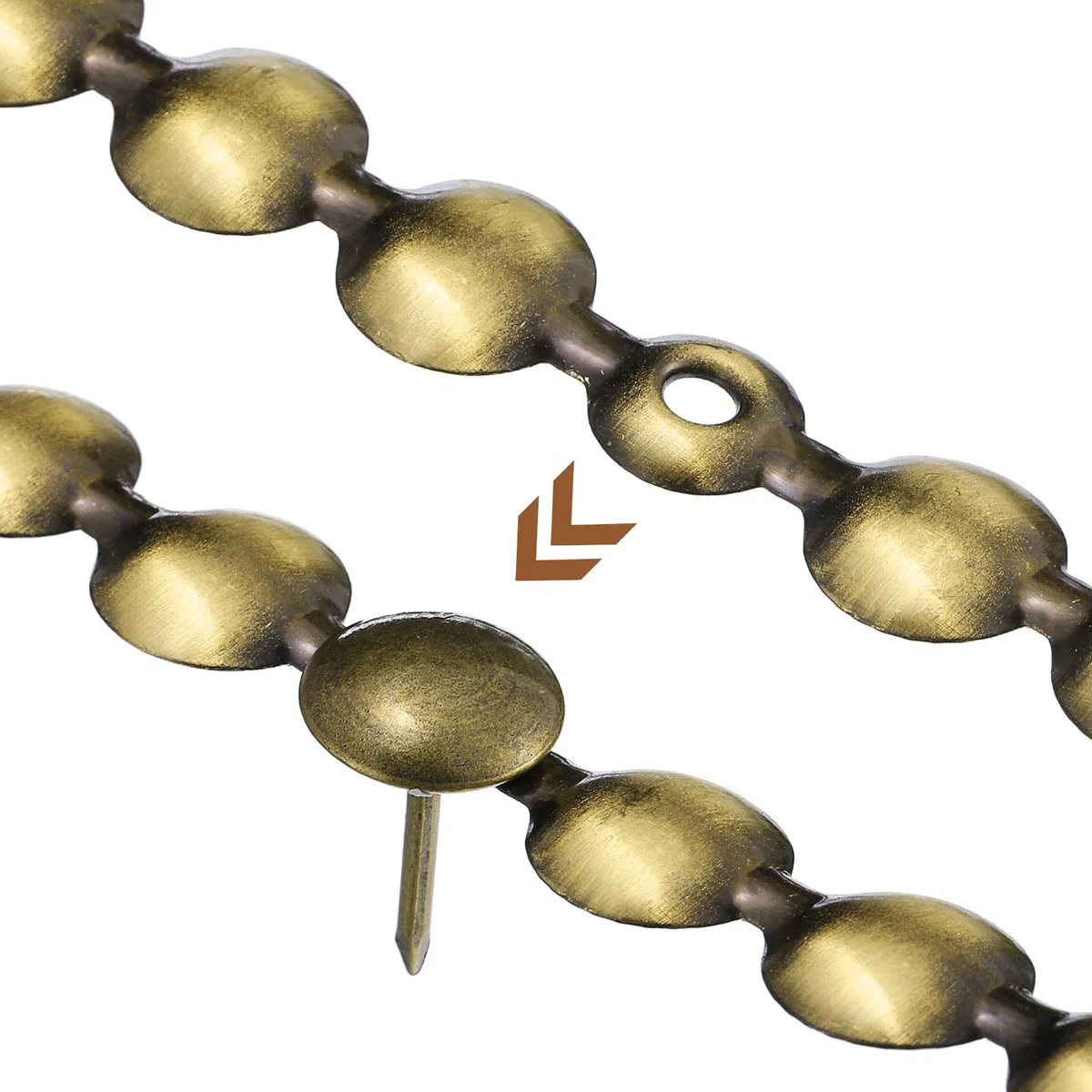 QUARKZMAN 10 Stück Polsternägel, Polster Reißzwecken, Vintage Polsterung Nägel, Heftzwecken zum Dekorieren von Sofas, Türen und Anderen Möbeln - 10M x 11mm（L x W) Bronze