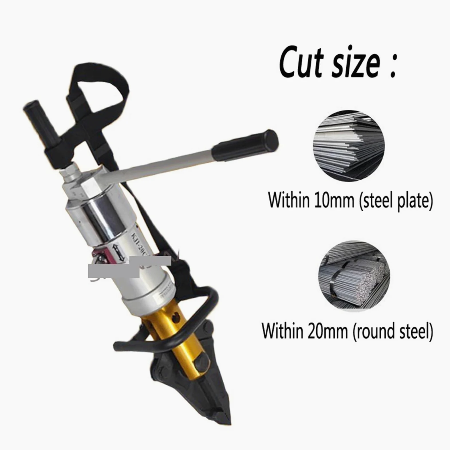 Crimpzange, Universelle rotierende hydraulische Scherzange, KJI-20CB Tragbarer Expander, Multizange, Feuerschutz, 63 MPa, 1 Stück