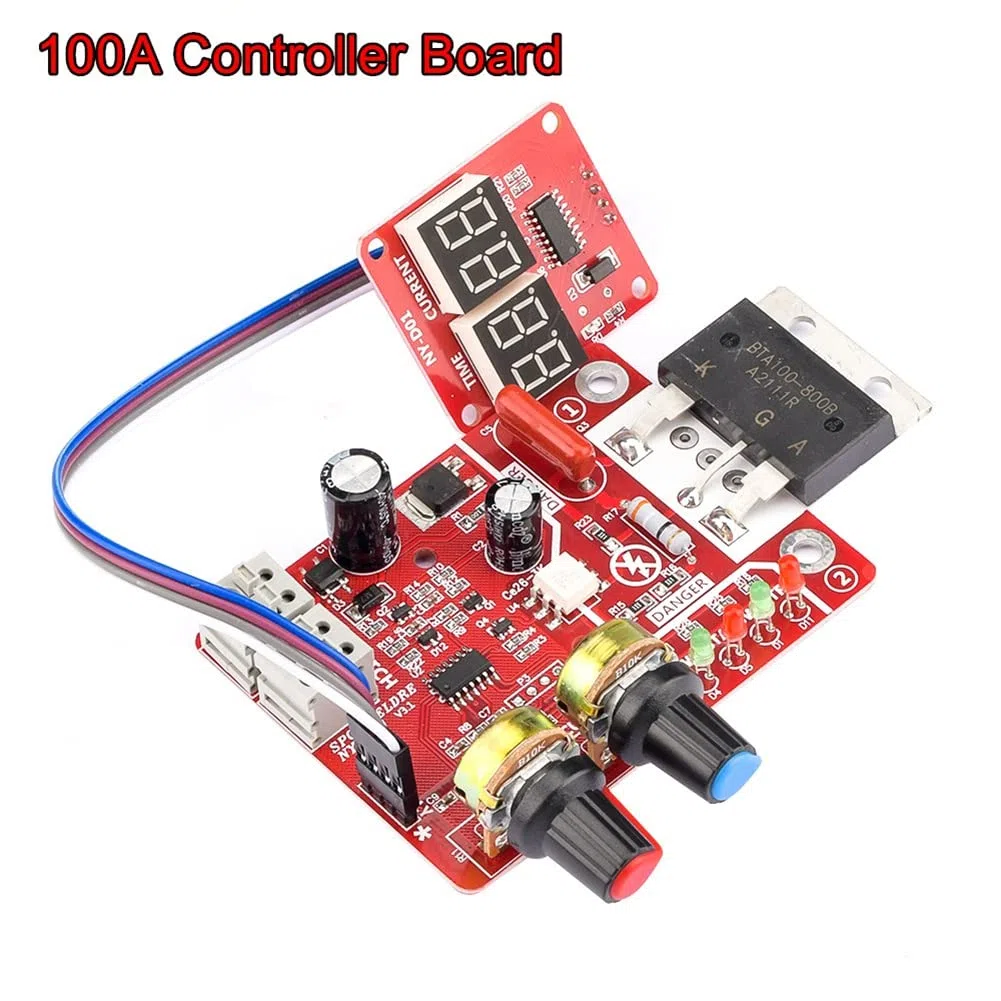 Digitales SchweißEn Zeit Steuerung Anzeige SchweißGeräT AC 110V 220V 9V Transformator Controller Board 100A