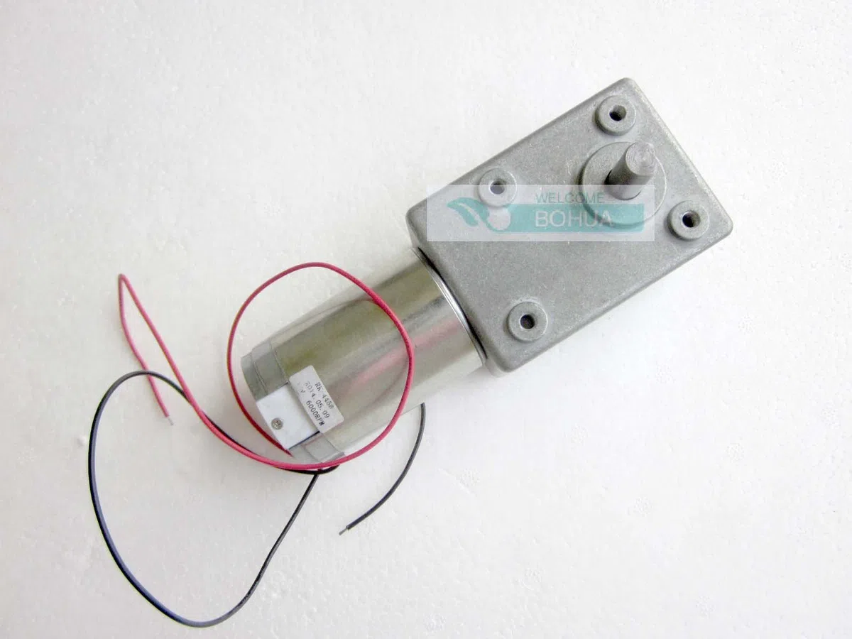 12 V hohes Drehmoment, 65 U/min, Schneckengetriebe, elektrischer Gleichstrommotor, Permanentmagnetmotor