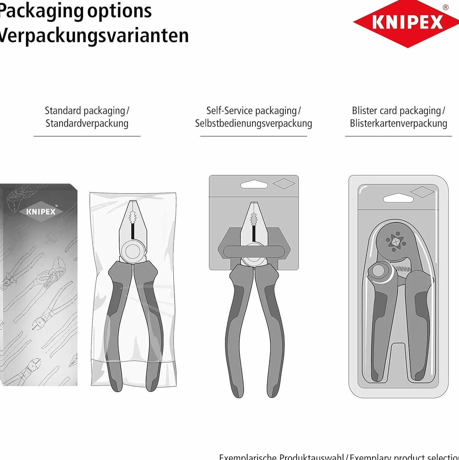 KNIPEX Flachrundzange mit Schneide (Storchschnabelzange) verchromt mit Kunststoff überzogen 200 mm, 26 13 200