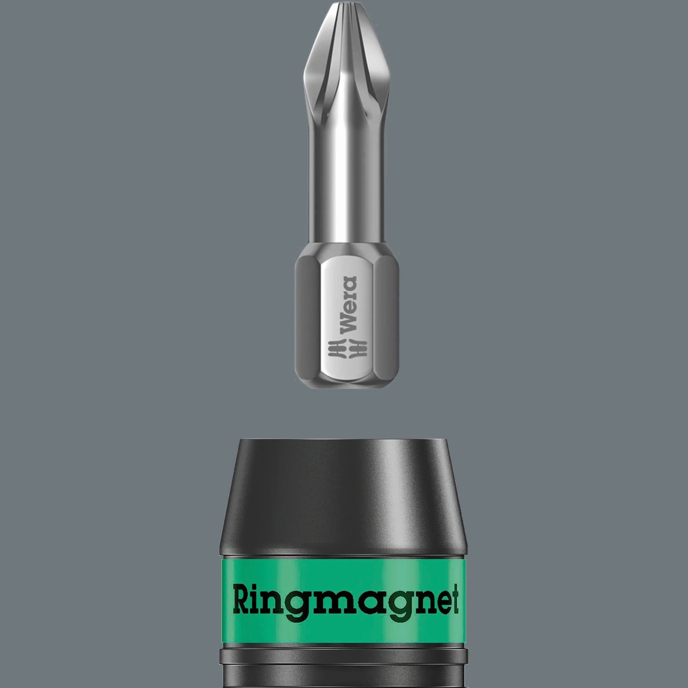 Wera 887/4 RR SB Rapidaptor Universalhalter mit Ringmagnet, 1/4 Zoll x 57 mm, 05073511001