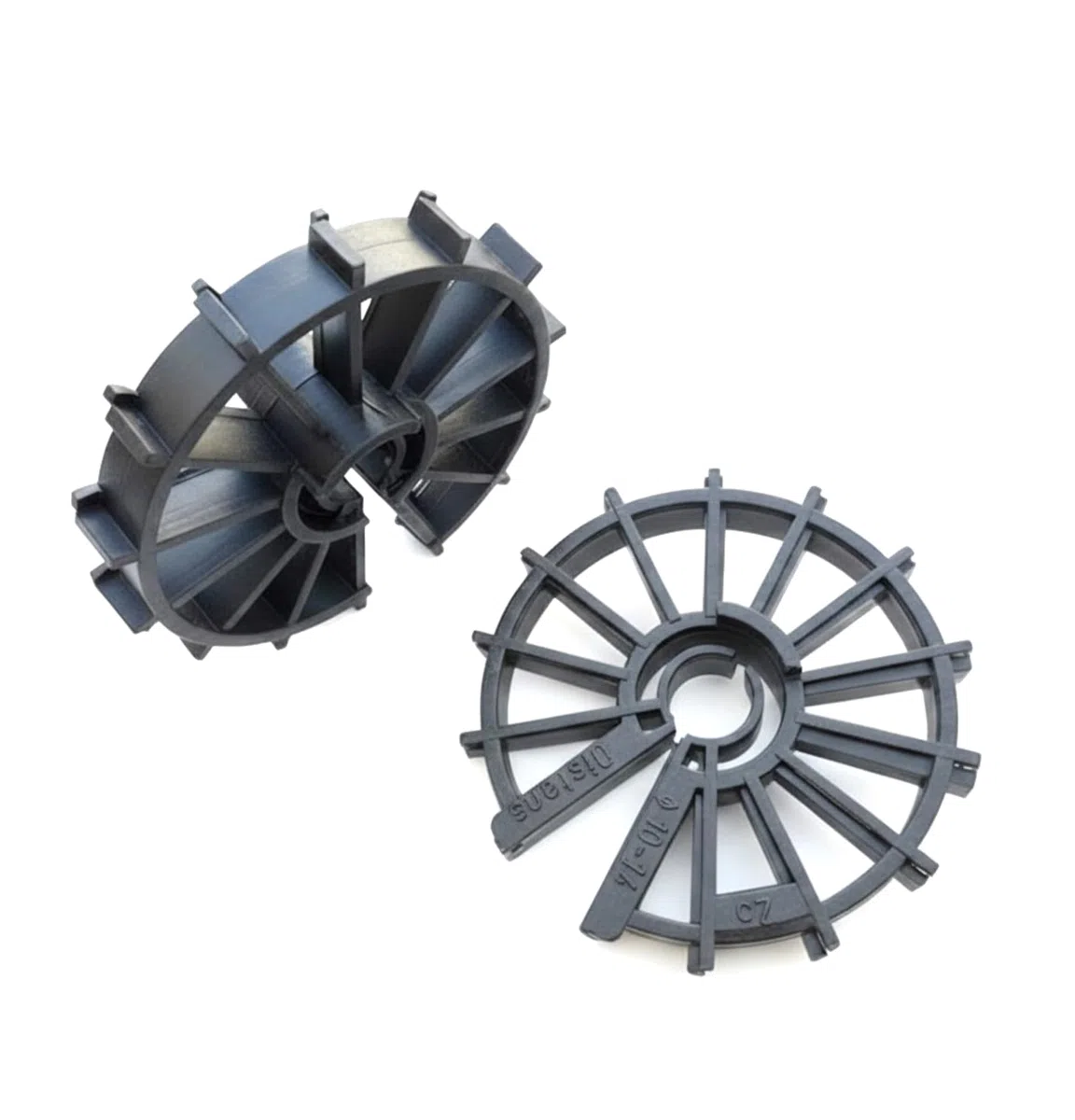 100 Stk. Ringabstandshalter 25 mm | Abstandshalter für Beton & Bewehrung | Abstandhalter Senkrechte | Bewehrung Sternchenabstandhalter | Bewehrung Keilen für betonstahl