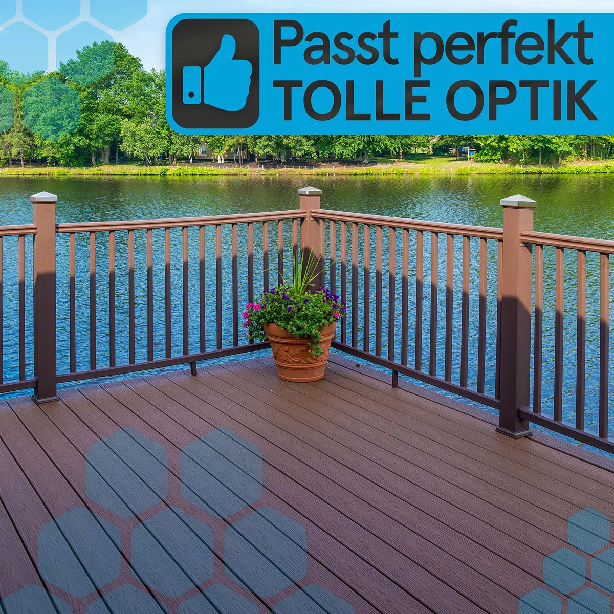 10x Pfostenkappen 7x7cm Edelstahl [Perfekter Schutz] inkl. Edelstahl Schrauben - Rostfreie Abdeckkappen für Zaunpfosten Kappen für Holzpfosten, massive Pfostenabdeckung