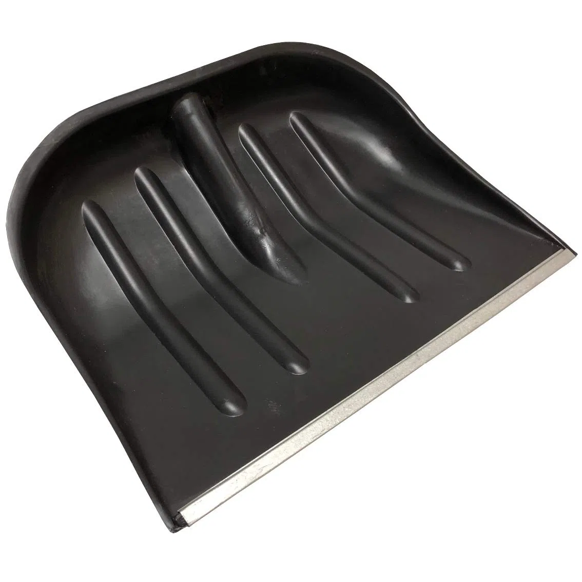 3x Schneeschieber Schneeschaufel Schwarz 45cmx35cm mit Schiebekante aus Aluprofil
