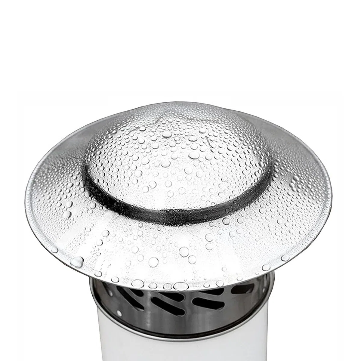 Regenhaube aus Edelstahl, Schornsteinabdeckung Kaminhaube Vogelschutz Schornsteinhaube für 80mm Außendurchmesser Rohre