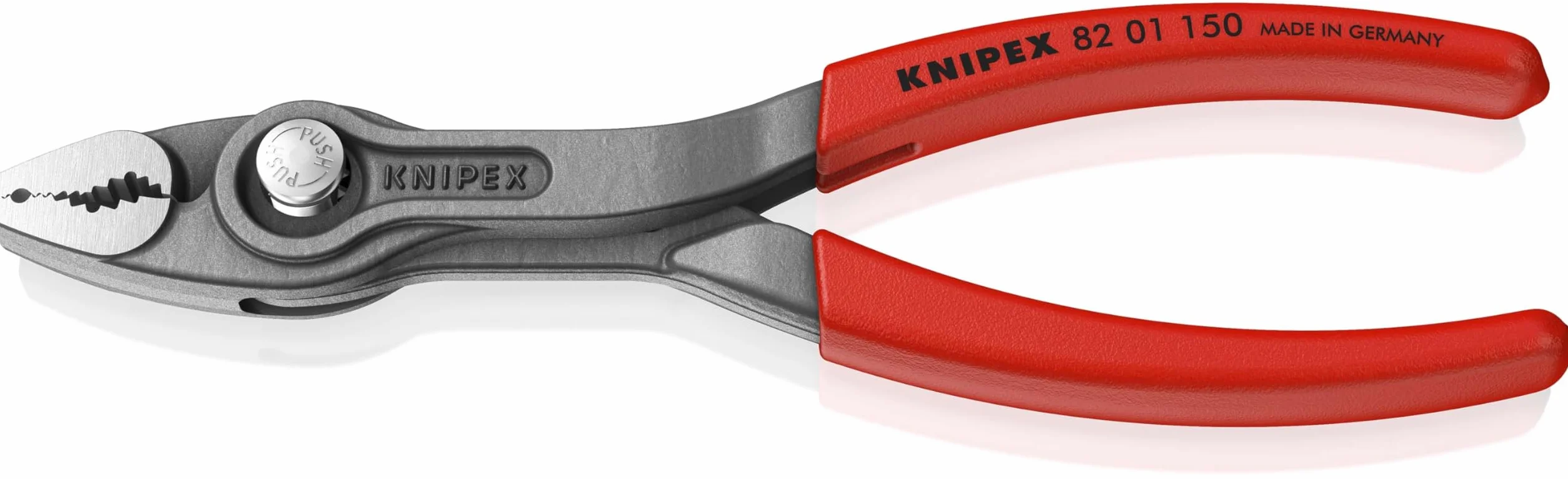 KNIPEX TwinGrip Front- und Seitengreifzange mit rutschhemmendem Kunststoff überzogen 150 mm, 82 01 150