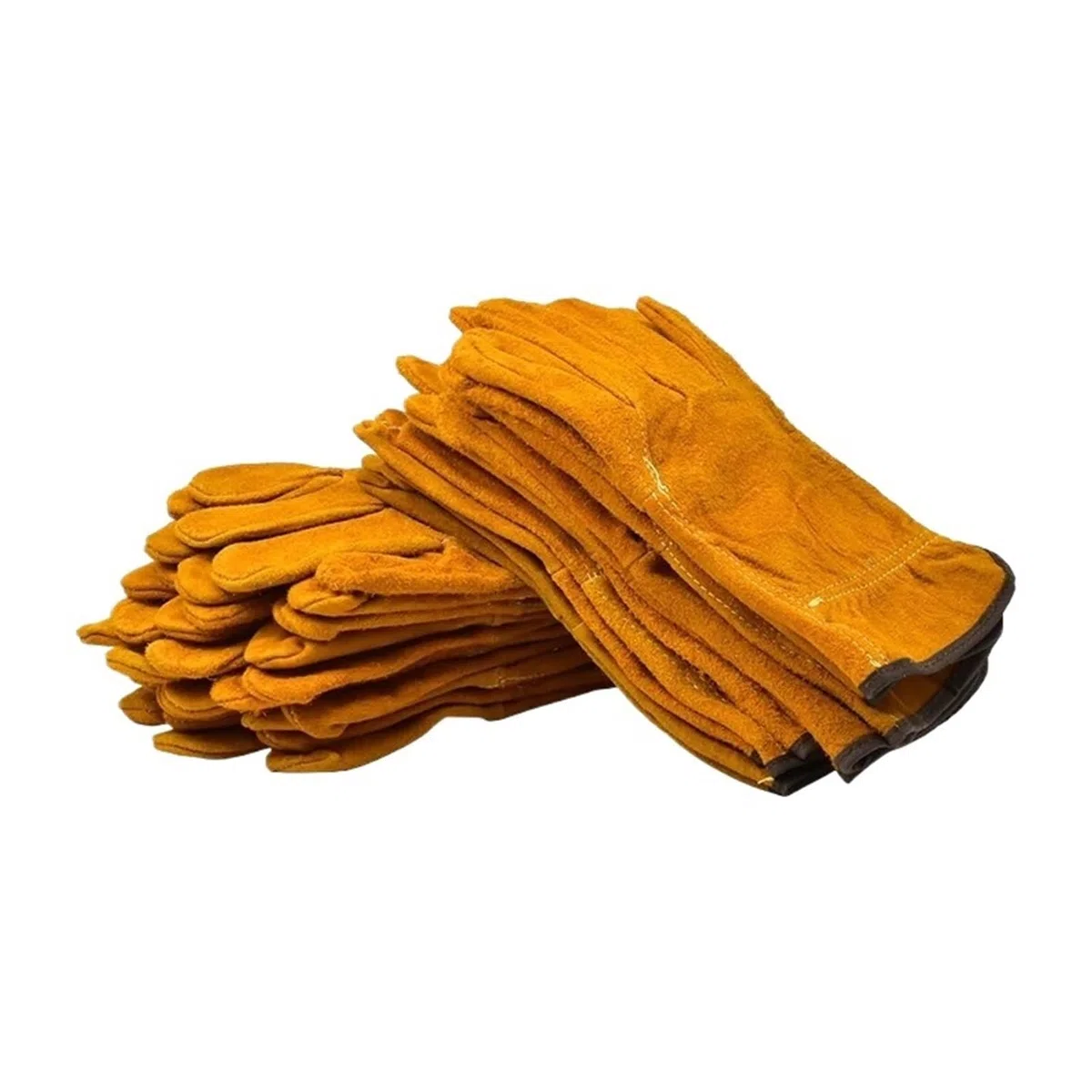 3/5/10 Paar Arbeitshandschuhe, Weicher Schweißschutz Aus Leder, Langlebig Und Isoliert for Verschiedene Aufgaben(10pairs)