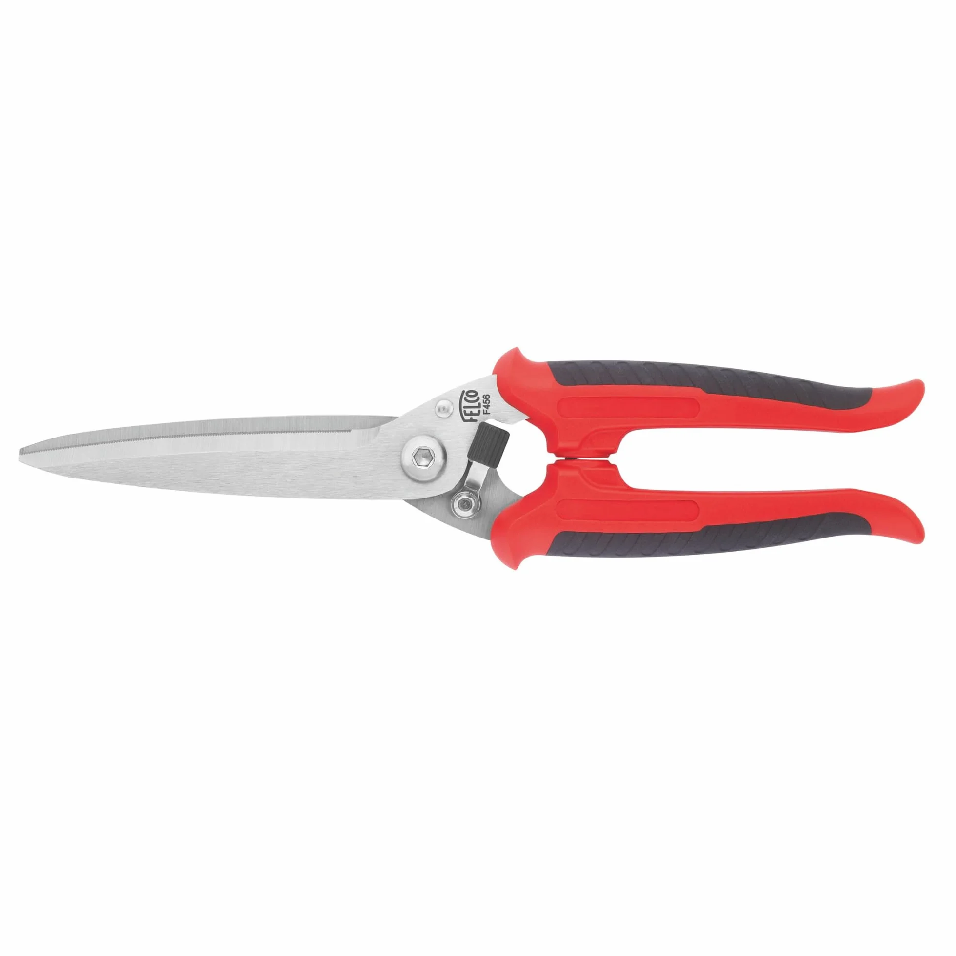 FELCO 456 Universalschere aus Edelstahl – Vielseitige Mehrzweck-Schere für Garten, Haushalt und Werkstatt, gezahnte Klinge, ergonomischer Griff, langlebig und präzise