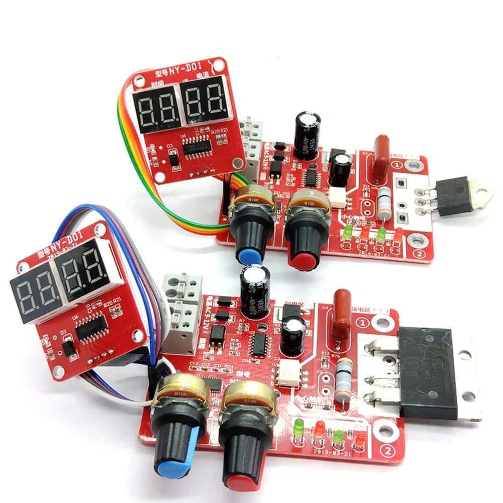 Digitales SchweißEn Zeit Steuerung Anzeige SchweißGeräT AC 110V 220V 9V Transformator Controller Board 100A
