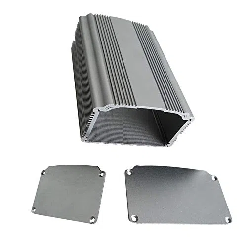Aluminium-Projektbox (XD-81) Aluminium-Instrumenten-Elektro-Projektbox, elektronisches Gehäuse, DIY, zum Halten von Leiterplatten, 43 x 78 x 100 mm