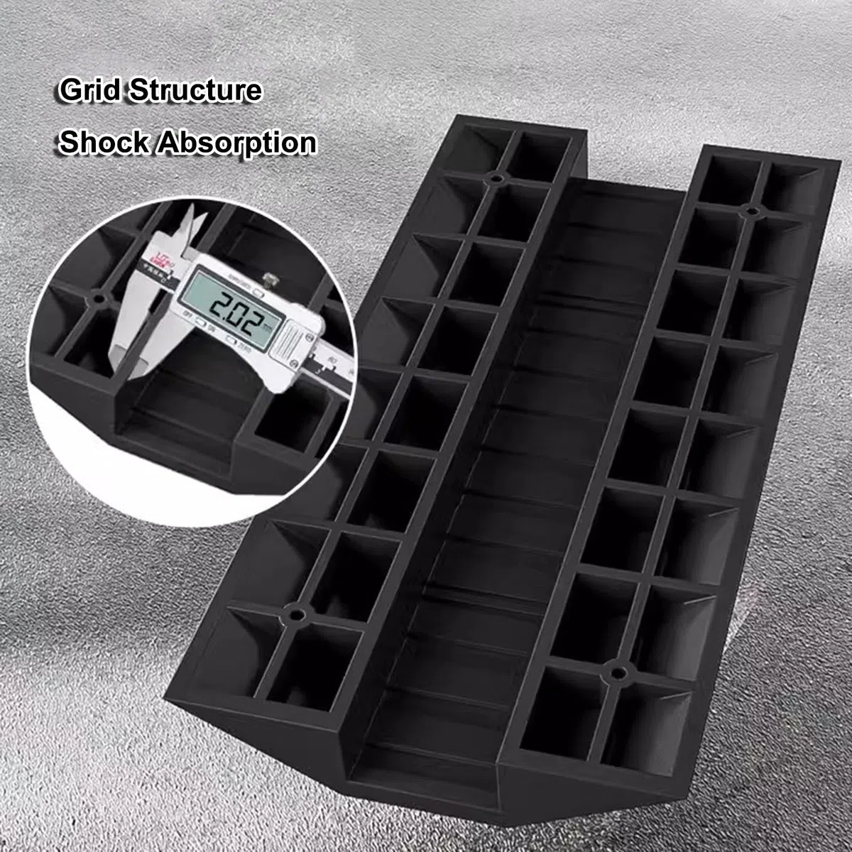 KabelbrüCke Gummi-Speed-Bump-Kabelrampe für den Außenbereich, versteckte Schlauchschutzabdeckung, geeignet für Garagen und Gärten(31.49x19.68x3.93)