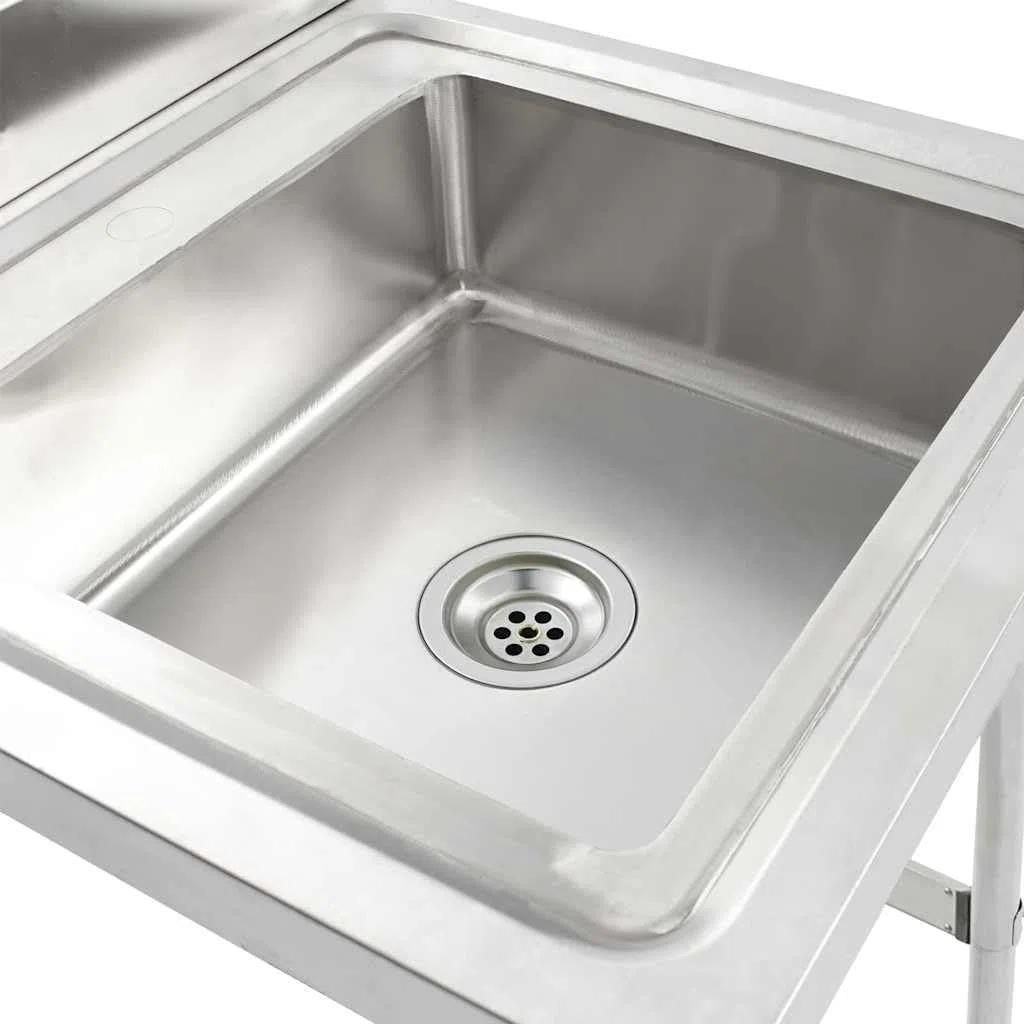 Gastro Küchenspüle Edelstahl Einzelbecken 60x60x98 cm