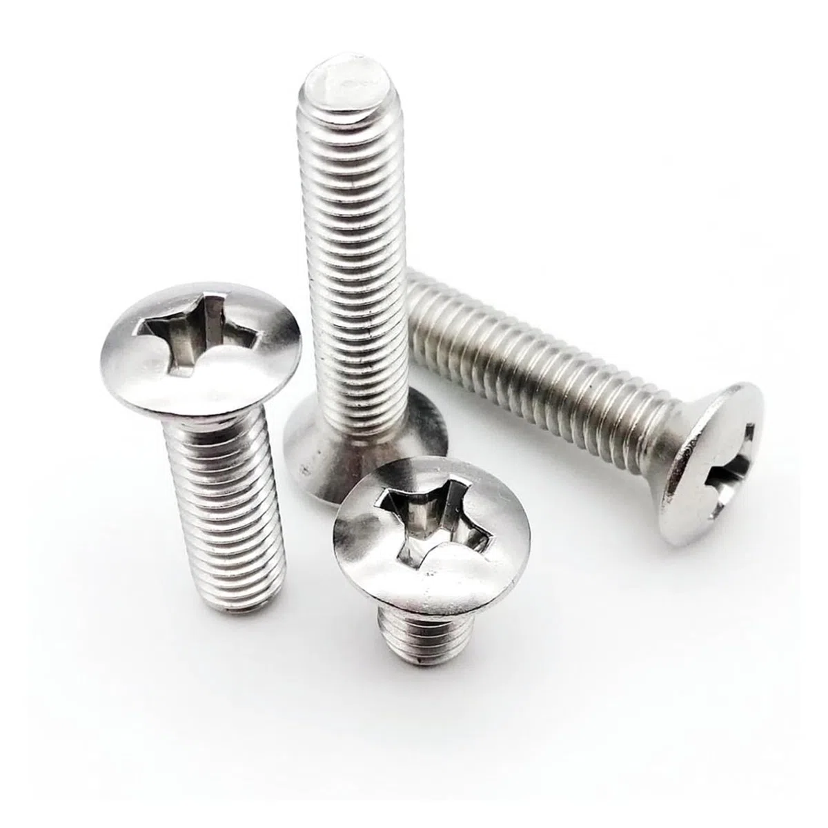 10/50 Stück M2 M2,5 M3 M4 M5 M6 GB820 DIN966 A2-70 304 Edelstahl Kreuz erhöhter Senkkopf halbovaler Schraubenbolzen (Color : 10mm, Size : 10pcs M5)