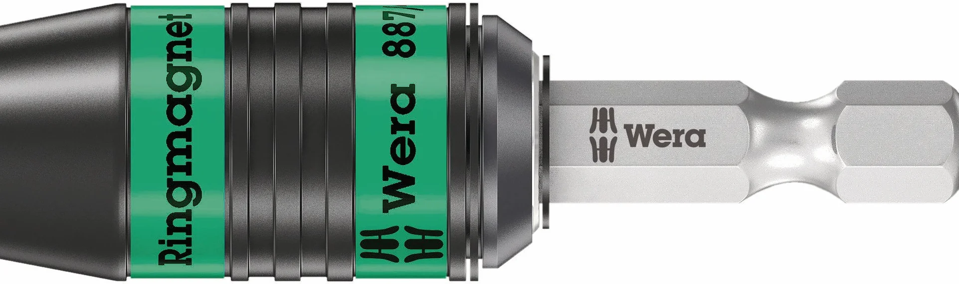Wera 887/4 RR SB Rapidaptor Universalhalter mit Ringmagnet, 1/4 Zoll x 57 mm, 05073511001