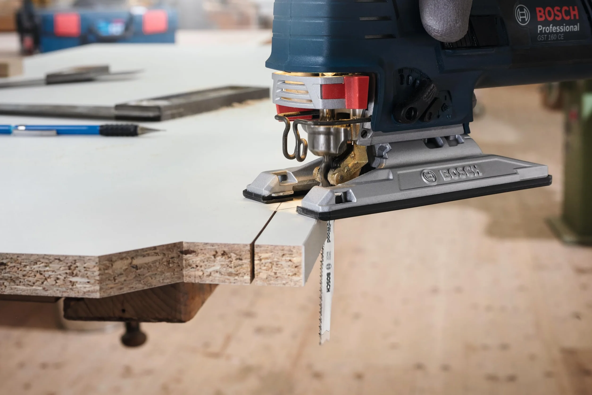 Bosch 25x T 101 B Clean for Wood Stichsägeblatt (für Weichholz, Sperrholz, Länge 100 mm, Professional Zubehör Stichsäge)