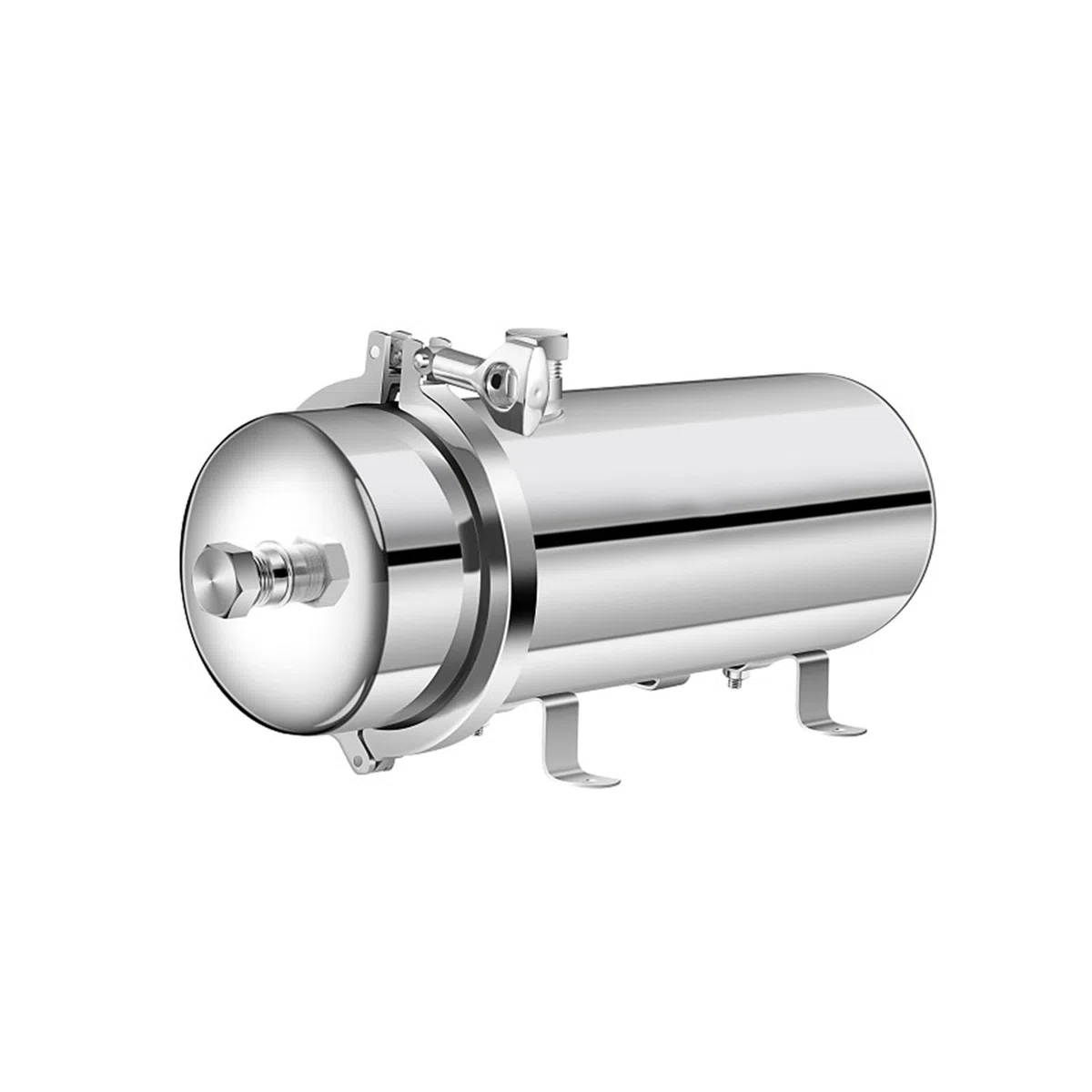Wasserfilter unter der Spüle, Ultrafiltrations-Wasserreiniger aus Edelstahl, 1000 l, Wasserfiltersystem, waschbare 0,01 μm-Membran-Wasserreiniger aus PVDF für Küche, Bad, Wohnmobil oder Büro