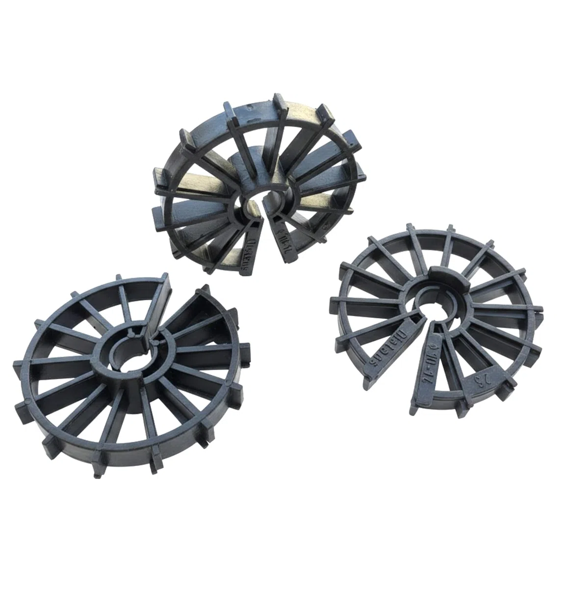 100 Stk. Ringabstandshalter 25 mm | Abstandshalter für Beton & Bewehrung | Abstandhalter Senkrechte | Bewehrung Sternchenabstandhalter | Bewehrung Keilen für betonstahl