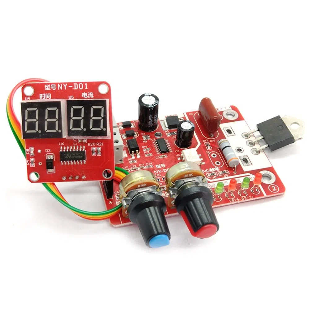 Digitales SchweißEn Zeit Steuerung Anzeige SchweißGeräT AC 110V 220V 9V Transformator Controller Board 100A