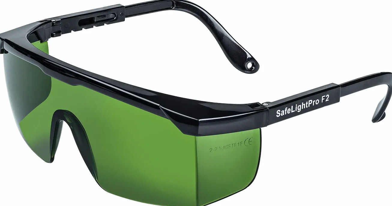 SafeLightPro F2 Lichtschutzbrille für die IPL/SHR/HPL Haarentfernung 200-3000nm, mit UV-C-Schutz