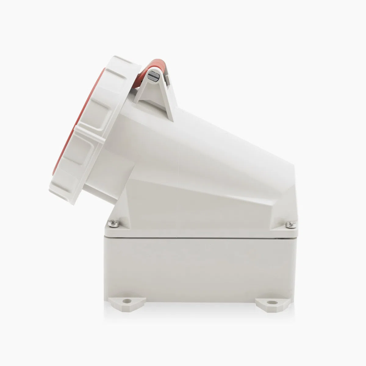 CEE Starkstrom Wandsteckdose Intratec 32A 400V 6h IP67 5-polig (3P+N+E): IEC-60309 Industrie und Mehrphasenstecker robuste Industriequalität